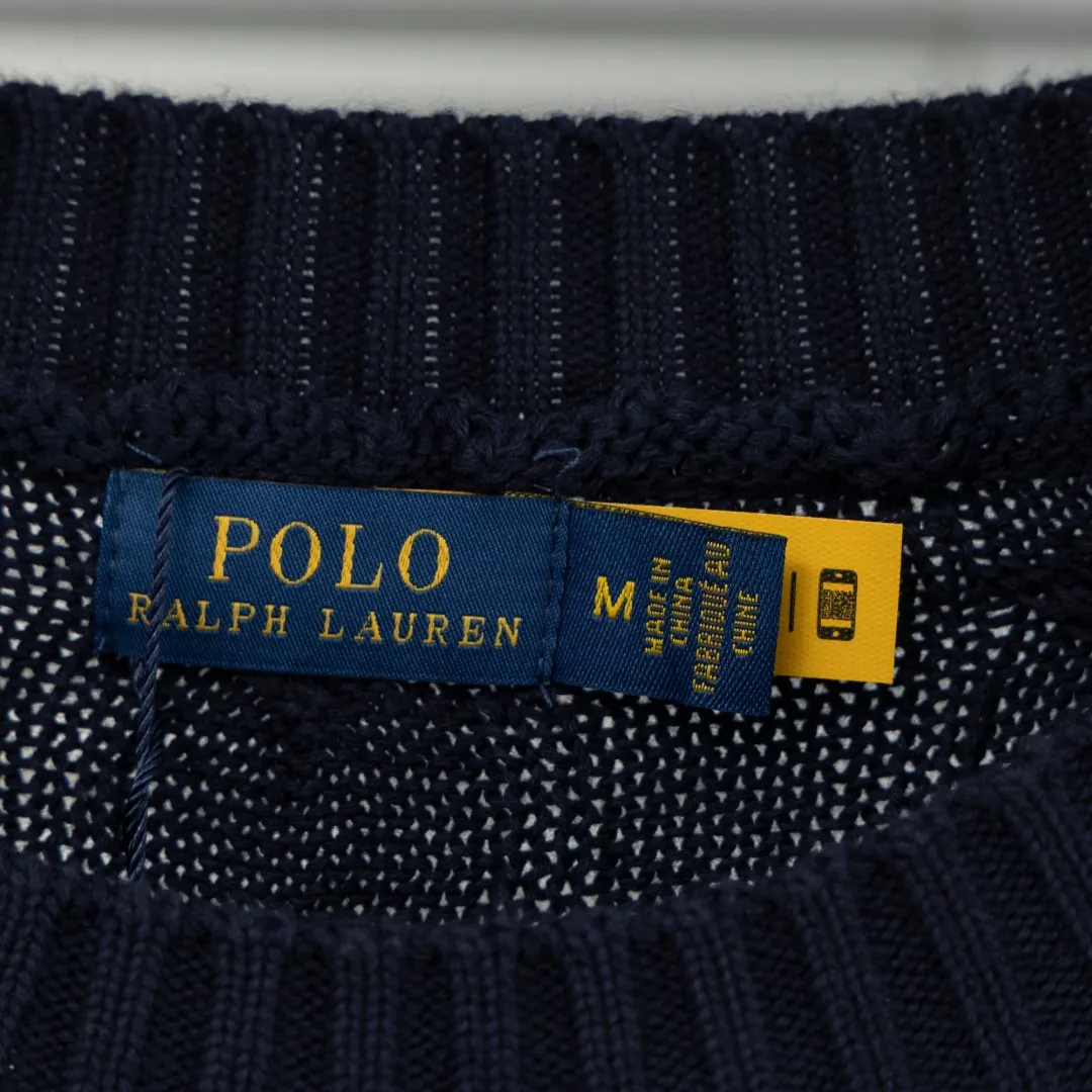 P280 top version (different currencies). You can scan the code to enter the official website. Style: Ralph Lauren POLO Ralph Lauren small label embroidered knitted old money style long-sleeved sweater. Color: Picture color. Size: S-XL. Fabric: pure cotton. Accessories: full set of customized accessories. No gender distinction. Same style for men and women.